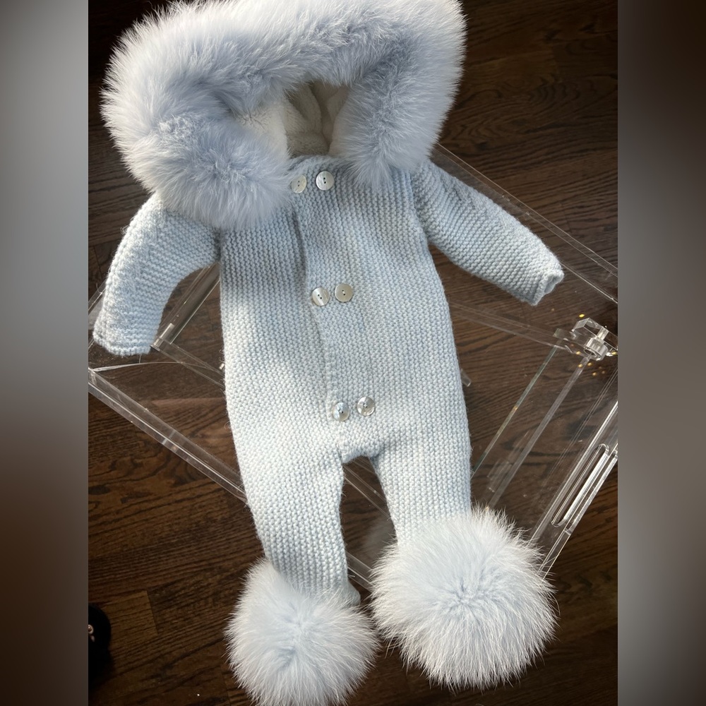 baby fur one piece